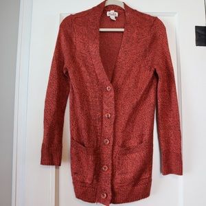 Burnt Orange Cardigan
